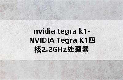 nvidia tegra k1-NVIDIA Tegra K1四核2.2GHz处理器